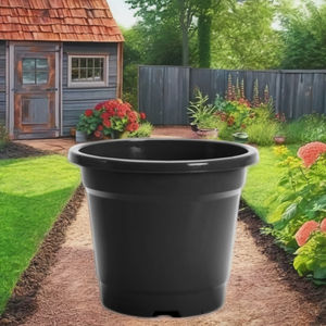 Pot de jardin en plastique noir basique de 6 pouces, prix de gros, prix usine, provenance Inde - Product Image 4