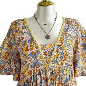 Vestido Midi Estampado de Moda para Mujer, Vestido Casual de Longitud Midi - Product Image 4