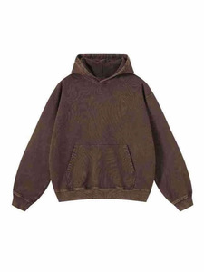 Sudadera con Capucha para Hombre, Corte Regular, Color Sólido, Felpa Francesa, Diseño Casual con Bolsillos, Ropa de Invierno, Secado Rápido, Transpirable, Ecológica - Product Image 5