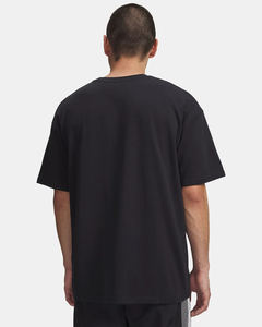 เสื้อยืดคอกลมแขนสั้นทรงปกติสำหรับผู้ชาย สีดำ ผ้าฝ้ายถัก 100% พิมพ์ลายการ์ตูนฮิปฮอป ระบายอากาศได้ดี รับผลิตแบบ OEM - Product Image 4