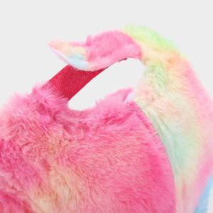 Gorro de Béisbol de Pelo Sintético con Estampado Tie Dye Ombre, a la Moda para Mujer, Novedad de Invierno - Product Image 5