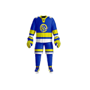 Uniformes de hockey sobre hielo al por mayor de alta calidad, chaqueta larga personalizada, uniformes de hockey - Product Image 3