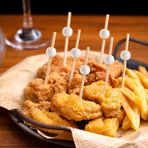 4.7 Inch Bamboo Cocktail Picks 200 Pcs <b>Toothpicks</b> for Appetizers Drinks Desserts Charcuterie Skewers for Entertaining - Product Image 3