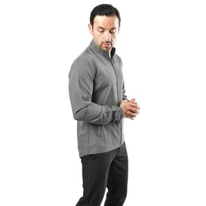 Chaqueta Deportiva para Hombre, Color Gris, Ligera, Cortavientos, Transpirable, con Cierre Completo, Informal, para Atletismo, Correr, Entrenamiento, Deportes al Aire Libre - Product Image 3