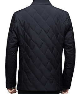 Customized High Quality Men's Winter Puffer Jacket Hooded Reversible Anti-Bacterial Eco-Friendly Breathable Waterproof Windproof - Product Image 2