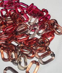 FAIZA CRAFT Modern Hanging Colorful <b>Resin</b> Chain Link Wall <b>Sculpture</b> Artistic Home Decoration Fashion Statement Piece Customized - Product Image 2