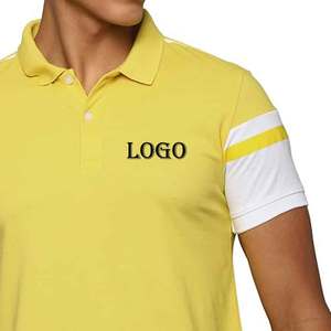 Heavyweight Cotton Embroidery Manufacturer 100% Cotton Oversized <b>Polo</b> T-shirts for men wholesale prize - Product Image 2