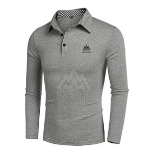 Camisetas Polo de Manga Larga para Hombre, Uso Casual y de Moda para Exteriores, Camisetas Polo de Manga Larga para Hombre para Invierno en Diferentes Diseños - Product Image 2