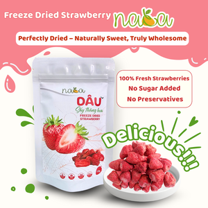 Delicia Tropical Nava, Fresas Enteras Liofilizadas Dulces, Bajo en Azúcar, 18g/Bolsa, Empaquetado a Granel OEM, Proceso de Secado por Congelación - Product Image 5