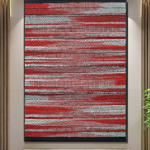 Alfombras Tejidas a Mano de Lana/Seda Ecológicas con Diseño Floral, Estilo Lujoso, Pelo Extra Grueso, Duraderas y Sostenibles para Decoración del Hogar - Product Image 1