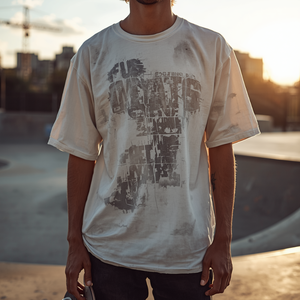 เสื้อยืดคอตตอนผู้ชาย คอกลม แขนสั้น สไตล์ลำลอง แบบสั่งทำพิเศษ - Product Image 3