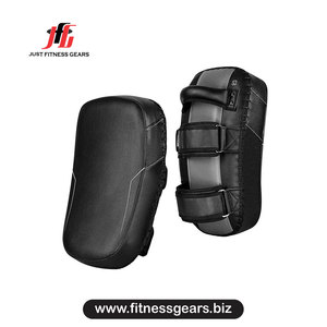 อุปกรณ์ฟิตเนส JUST FITNESS GEARS แผ่นรองมือชกมวยไทย PU สีน้ำเงิน สายรัดข้อมือปรับได้ สำหรับฝึกศิลปะการต่อสู้ - Product Image 2