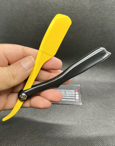 Non Slip Barber Pinch <b>Razors</b> <b>Single</b> <b>Blade</b> Designed Smooth Grip Easy Hold Strong Stainless Steel <b>Blade</b> Professional Folding - Product Image 2