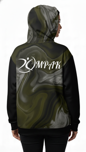 เสื้อฮู้ดดี้โอเวอร์ไซส์พรีเมียมสำหรับฤดูหนาว แบบยูนิเซ็กซ์ พร้อมลายปักพิมพ์แบบซับลิเมชั่นทั่วตัว ออกแบบมาสำหรับแบรนด์แฟชั่นสตรีท - Product Image 3