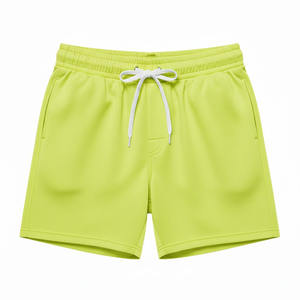 Shorts de course personnalisés pour hommes, légers, respirants, en Spandex et Polyester, couleur unie, compression, style urbain, taille mi-haute élastique - Product Image 1