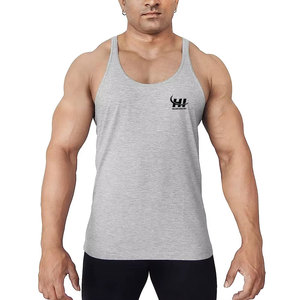 Camiseta sin mangas para hombre, ligera y cómoda, elegante para el gimnasio, para entrenamiento físico. - Product Image 1