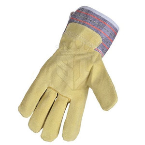 Private Label Your Own Logo Customized Leather Touchscreen Anti-Vibration Breathable Working <b>Gloves</b> for <b>Men</b> - Product Image 3