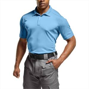Quick Drying Summer Men <b>Polo</b> <b>Shirts</b> Solid Color Short Sleeves 100% Customizable Regular Fit <b>Polo</b> <b>Shirts</b> For Men - Product Image 4