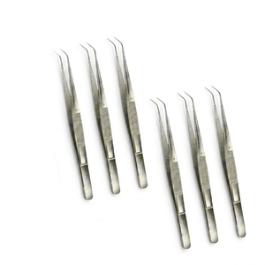 Pinzas de Precisión de Acero Inoxidable Alemán de Alta Calidad, Instrumentos de Microcirugía Angulados de Primera Calidad - Product Image 4