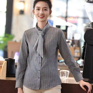 โรงงานผลิตชุดยูนิฟอร์มพนักงานร้านอาหาร รับผลิตชุดทำงานตามสั่งสำหรับพนักงานโรงแรม ร้านอาหาร คาเฟ่ ครัว พร้อมบริการ OEM ODM ผลิตจากโพลีเอสเตอร์ - Product Image 3