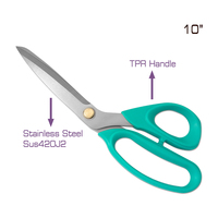 Ciseaux de tailleur GoldenWay en acier inoxydable à lame dentelée, HRC 52-54, manches en nylon et fibre de verre, 8,75 pouces, qualité supérieure pour tissus