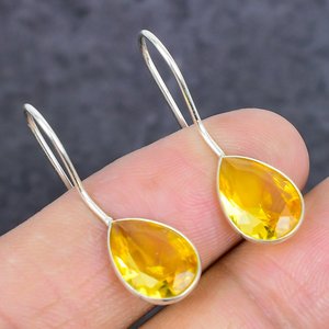 Pendientes Colgantes de Plata Tibetana Hechos a Mano con Turquesa, Chapados en Plata, Estilo Vintage Unisex, Engaste de Canal, Joyería, Regalo Sorpresa para Amigos - Product Image 2
