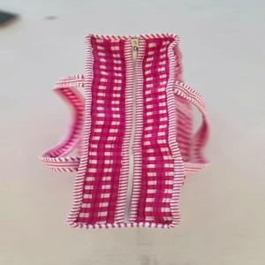 Quilted Cotton Geometric Pattern Tote Bag with Zipper Closure Shopping & Travel Bag - Product Image 2