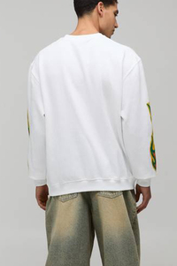 OEM Screen Printed <b>Custom</b> Men's Sweatshirt Personalized Long Sleeve Streetwear Casual Wear <b>Custom</b> Design Apparel Top Clothing - Product Image 2