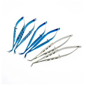 Titanium Castroviejo Corneal <b>Scissors</b> Ophthalmic Microsurgical Eye Surgery Instrument Reusable Precision Surgical <b>Scissors</b> - Product Image 2