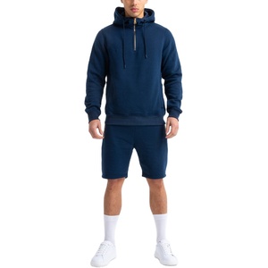 Fabricante personalizado Plain Blank Cotton Sports Half Zip Hoodie Chándal para hombres 2026 - Product Image 3