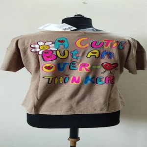 <b>Women</b> Cotton V Neck T <b>Shirt</b> Wholesale Manufacturer Supply for Best Price - Product Image 5