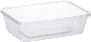 650ml Rectangular Food Container BPA Free <b>Plastic</b> <b>Lunch</b> <b>Box</b> Leakproof Microwave Safe - Product Image 2