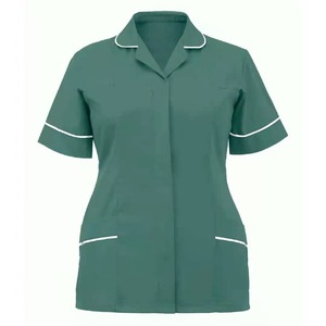 High Quality Men <b>Scrub</b> <b>Tops</b> Cotton Polyester Spandex Custom Short Sleeve Doctor Uniform Hospital Use Men <b>Scrub</b> <b>Tops</b> for Adult - Product Image 3