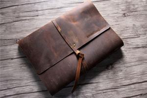 Cuaderno Profesional de Cuero Genuino, Plegable, Resistente al Polvo, Recargable, Estuche para Cuaderno, Regalo Empresarial NBC-0029 - Product Image 4