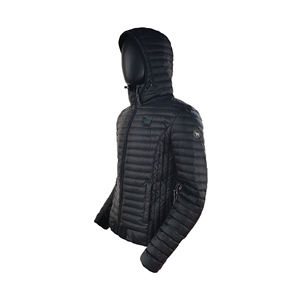 Chaqueta Acolchada Impermeable y Cortavientos de Estilo Urbano, Ecológica, con Capucha, 100% Algodón en la Exterior, Relleno de Poliéster/Algodón, Unisex, para Invierno - Product Image 1