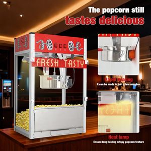 Macchina per Popcorn Commerciale Usata, Pentola da 30 Oz, 1650W, Rossa, da Tavolo, Stile Cinema, 3 Interruttori - Product Image 4