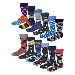 Men Assorted Fancy Colorful Fashion Design Dress <b>Socks</b> Stylish Comfortable Trendy Patterned Formal Casual Wear for Everyday - Product Image 2