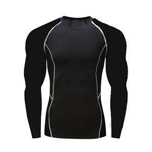 Camiseta de Compresión Deportiva para Hombre, Manga Larga, para MMA, Gimnasio y Entrenamiento al Aire Libre, Camiseta de Compresión Personalizada para Hombre - Product Image 1