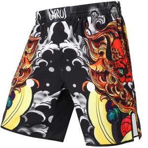 Shorts MMA pour hommes, imprimé intégral, taille élastique, entraînement de gym, kickboxing, légers, séchage rapide, colorés, haut de gamme pour arts martiaux MMA - Product Image 6