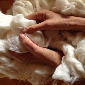 100 % déchets textiles de coton peigné blanc brut, déchets de coton 100 % pour filature à la carte et garnissage - WHATSAPP : +84379007507 - Product Image 2