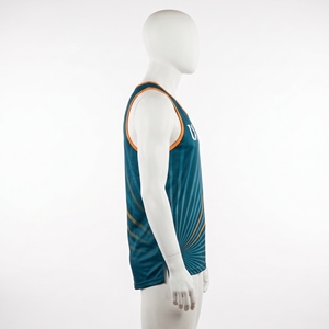 Chaleco de Entrenamiento de Fútbol Personalizado sin Mangas, Camiseta Deportiva Sublimada, Espalda de Malla, para Clubes y Equipos, Práctica de Verano, 100% Poliéster - Product Image 4