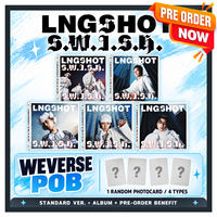 LNGSHOT S.W.I.S.H [Version Standard] Weverse POB] 2ème album EP