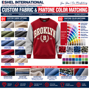 Sudaderas Bordadas de Fábrica OEM con Opciones de Algodón Anillado para Marcas de Ropa y Pedidos al por Mayor para Compradores Globales - Product Image 3
