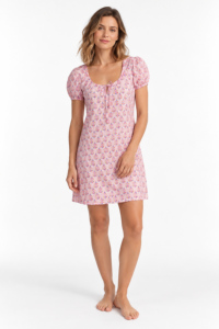 Vestido Midi de Verano de Algodón Puro para Mujer, Sin Mangas, Estampado Floral Bohemio, Estampado a Mano, Ecológico, Lavable, Ligero - Product Image 3