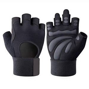 Wholesale Weight Lifting Gym Gloves with Anti-Slip Leather Workout Exercise Training Fitness and Bodybuilding Men Women - Product Image 3
