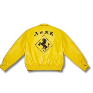 Chaqueta de cuero premium A Few Good Kids Racing |   Edición Limitada de Ropa Urbana Deportiva de Alto Volumen - Product Image 4
