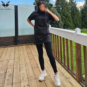 T-shirt pour femmes musulmanes, coupe régulière, style décontracté, tissu doux, respirant, écologique, manches courtes, style tendance pour tous les jours - Product Image 6