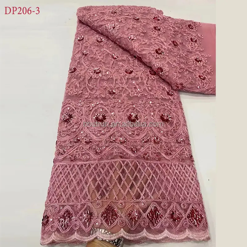 DP206 фиолетового цвета африканские кружевные ткани, кружевные кружева, последние Французские тюлевые сетчатые ткани для женщин, ткань с блестками