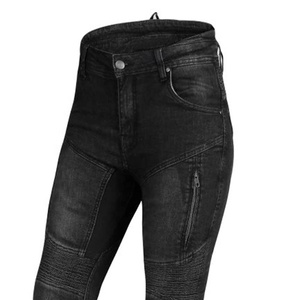 ชุดกีฬาสำหรับขับขี่มอเตอร์ไซค์ผ้าเดนิมสำหรับผู้ชายมีซับในและ CE เพื่อความปลอดภัยในทุกฤดูกาล - Product Image 4