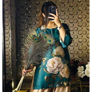 เสื้อผู้หญิงพิมพ์ลายดิจิทัลชุดปาร์ตี้ - Product Image 3